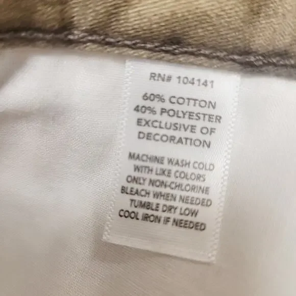 Field & Stream Camo Pants Mens XL Mossy Oak Cargo Twill Utility Camping Hunting - Picture 8 of 13